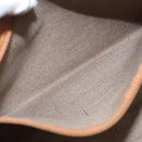 MCM Logogram Vicetos Tote Bag PVC Leather Brown Gold Auth bs28523-20