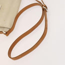 BURBERRY Nova Check Shoulder Bag Canvas nylon 3Set Beige Navy Auth bs28524-19