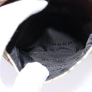 BURBERRY Nova Check Shoulder Bag Canvas Beige Silver Auth bs28525-12