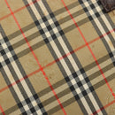 BURBERRY Nova Check Tote Bag Canvas Beige Gold Auth bs28529-12