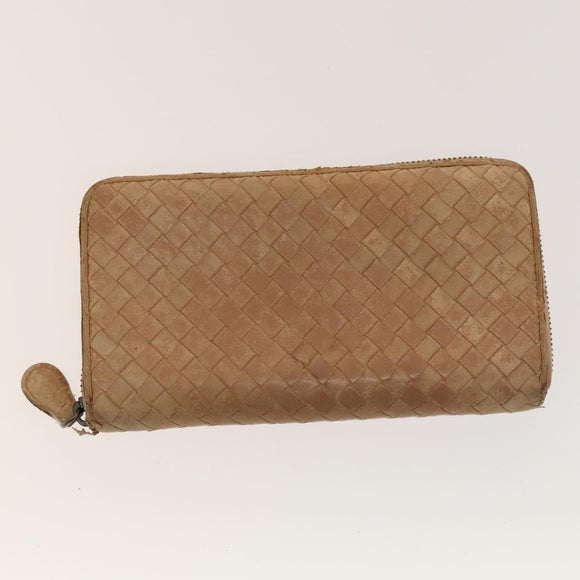 BOTTEGA VENETA INTRECCIATO Wallet Leather 4Set Black Beige Bordeaux Auth bs28530