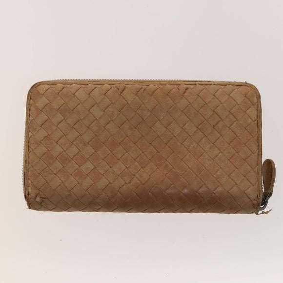 BOTTEGA VENETA INTRECCIATO Wallet Leather 4Set Black Beige Bordeaux Auth bs28530