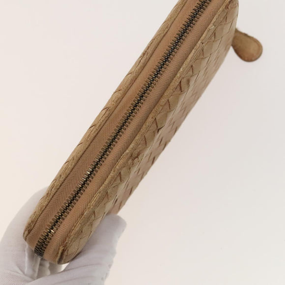 BOTTEGA VENETA INTRECCIATO Wallet Leather 4Set Black Beige Bordeaux Auth bs28530