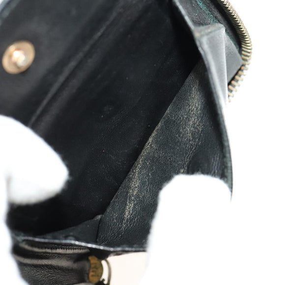 BOTTEGA VENETA INTRECCIATO Wallet Leather 4Set Black Beige Bordeaux Auth bs28530