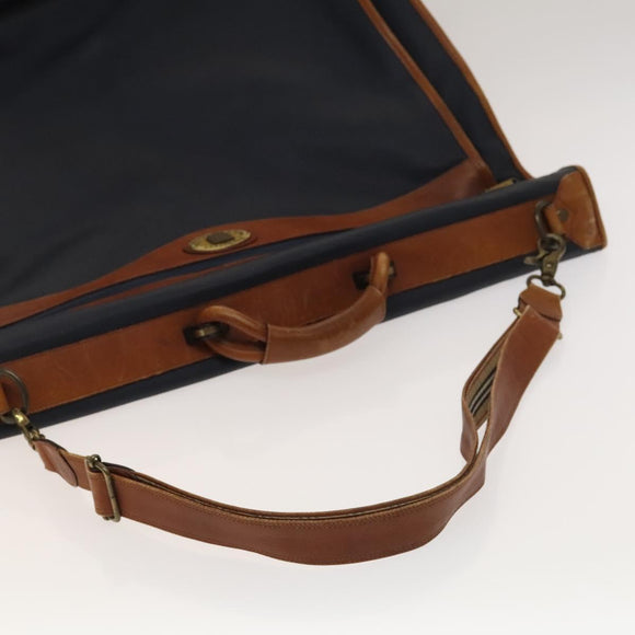 Burberrys Garment Cover Leather PVC Navy Auth bs28531