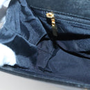 GIVENCHY Hand Bag Leather 2way Black Gold Auth bs28532-20