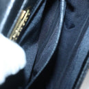 GIVENCHY Hand Bag Leather 2way Black Gold Auth bs28532-21