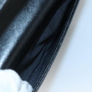 GIVENCHY Hand Bag Leather 2way Black Gold Auth bs28532-22