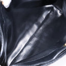 GIVENCHY Shoulder Bag Leather Black Gold Auth bs28533-15