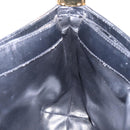 GIVENCHY Shoulder Bag Leather Black Gold Auth bs28533-16