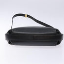 GIVENCHY Shoulder Bag Leather Black Gold Auth bs28533-9