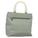 GIVENCHY Hand Bag Nylon Blue Silver Auth bs28535-1