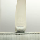 GIVENCHY Hand Bag Nylon Blue Silver Auth bs28535-10