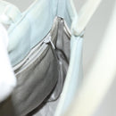 GIVENCHY Hand Bag Nylon Blue Silver Auth bs28535-18