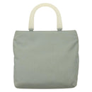 GIVENCHY Hand Bag Nylon Blue Silver Auth bs28535-2