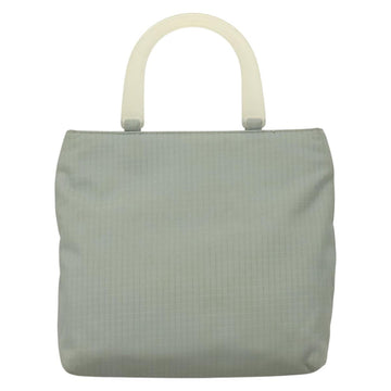 GIVENCHY Hand Bag Nylon Blue Silver Auth bs28535 - 0