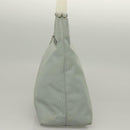 GIVENCHY Hand Bag Nylon Blue Silver Auth bs28535-3