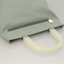 GIVENCHY Hand Bag Nylon Blue Silver Auth bs28535-6
