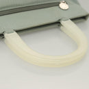 GIVENCHY Hand Bag Nylon Blue Silver Auth bs28535-7