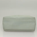 GIVENCHY Hand Bag Nylon Blue Silver Auth bs28535-5