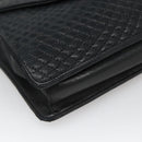 BALLY Hand Bag Leather Black Gold Auth bs28536-11