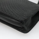 BALLY Hand Bag Leather Black Gold Auth bs28536-12