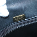 BALLY Hand Bag Leather Black Gold Auth bs28536-15