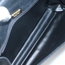 BALLY Hand Bag Leather Black Gold Auth bs28536-16