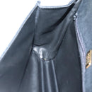 BALLY Hand Bag Leather Black Gold Auth bs28536-18