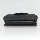 BALLY Hand Bag Leather Black Gold Auth bs28536-9