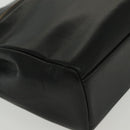 Gianni Versace Shoulder Bag Leather Black Gold Auth bs28537-16