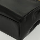 Gianni Versace Shoulder Bag Leather Black Gold Auth bs28537-17