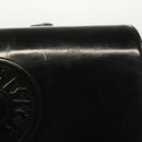 Gianni Versace Shoulder Bag Leather Black Gold Auth bs28537-9