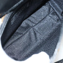 Gianni Versace Shoulder Bag Leather Black Gold Auth bs28537-11