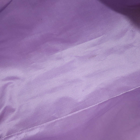 BVLGARI Logo Mania Hand Bag Canvas Beige Silver Auth bs28544