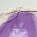 BVLGARI Logo Mania Hand Bag Canvas Beige Silver Auth bs28544-19