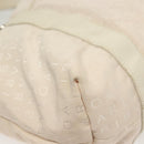 BVLGARI Logo Mania Hand Bag Canvas Pink Silver Auth bs28545-16