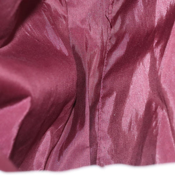 BVLGARI Logo Mania Hand Bag Canvas Pink Silver Auth bs28545