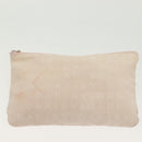 BVLGARI Logo Mania Hand Bag Canvas Pink Silver Auth bs28545-21