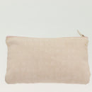 BVLGARI Logo Mania Hand Bag Canvas Pink Silver Auth bs28545-22