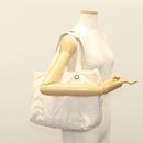 BVLGARI Logo Mania Hand Bag Canvas Pink Silver Auth bs28545-24