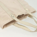 BVLGARI Logo Mania Hand Bag Canvas Pink Silver Auth bs28545-7