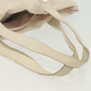 BVLGARI Logo Mania Hand Bag Canvas Pink Silver Auth bs28545-8