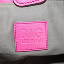 DOLCE&GABBANA Chain Tote Bag Leather Pink Silver Auth bs28546-16