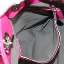 DOLCE&GABBANA Chain Tote Bag Leather Pink Silver Auth bs28546-20