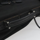 PRADA Koffer Nylon Zwart Zilver Auth bs28547-14