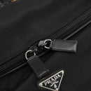 PRADA Koffer Nylon Zwart Zilver Auth bs28547-22