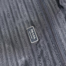 PRADA Koffer Nylon Zwart Zilver Auth bs28547-26