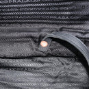 PRADA Koffer Nylon Zwart Zilver Auth bs28547-29