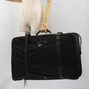 PRADA Koffer Nylon Zwart Zilver Auth bs28547-33